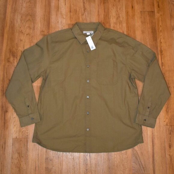 NWT Outerknown Organic Cotton Button Up Shirt Sz XXL #1210165 - Picture 1 of 4